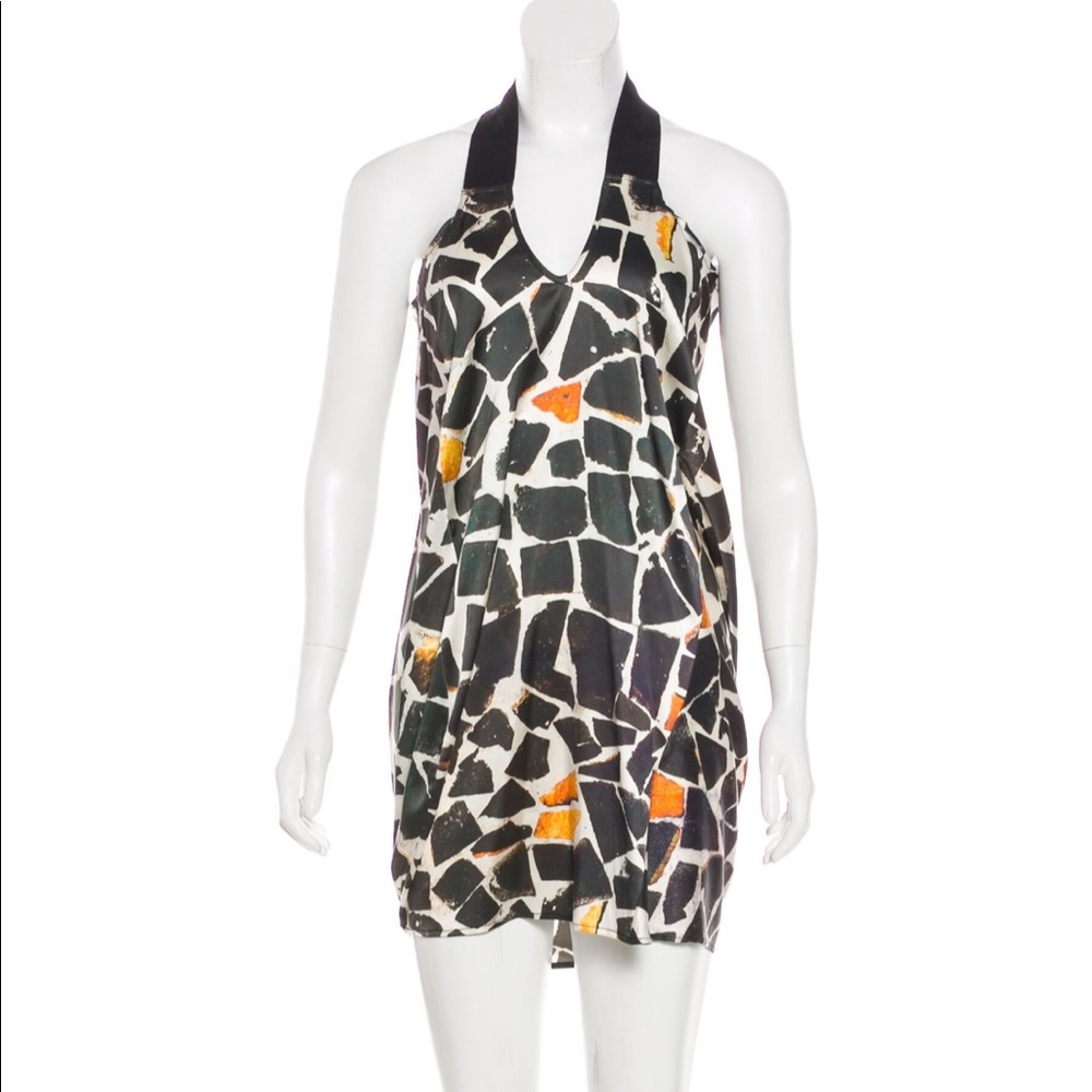 ZERO + MARIA CORNEJO Silk Printed Dress